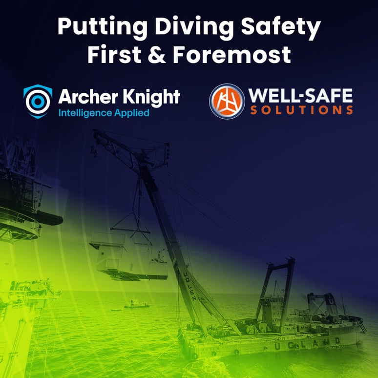 Archer Knight supports Well-Safe Solutions on rig based diving project