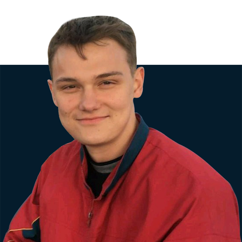 About Page - Thomas Daines (Navy)