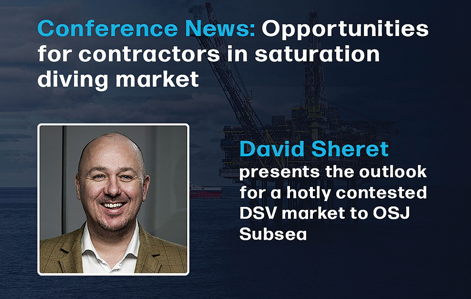 Conference news: Opportunities for contractors in saturation diving market